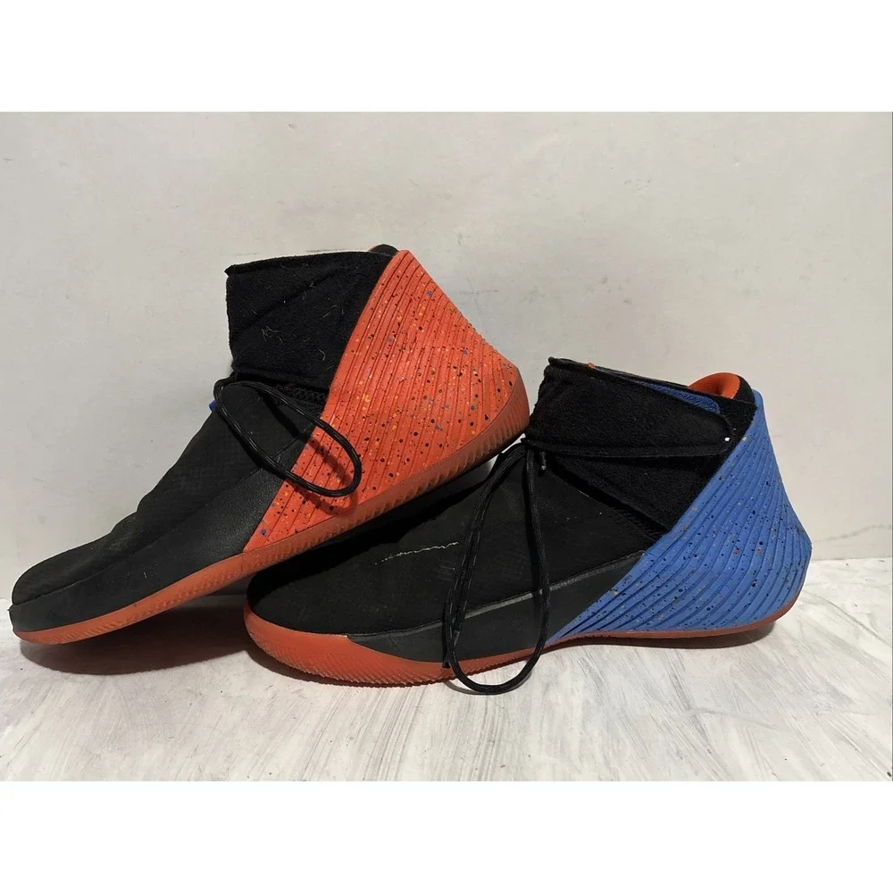 Nike Air Jordan Why Not Zero 1 Men's Shoes Sz 10.5 Worn Black Orange